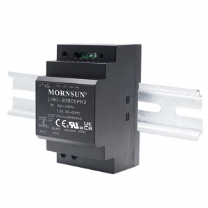 MORNSUN_AC/DC-DIN Rail Power Supply_Plastic case (10-150W)_LI60-20BxxPR2